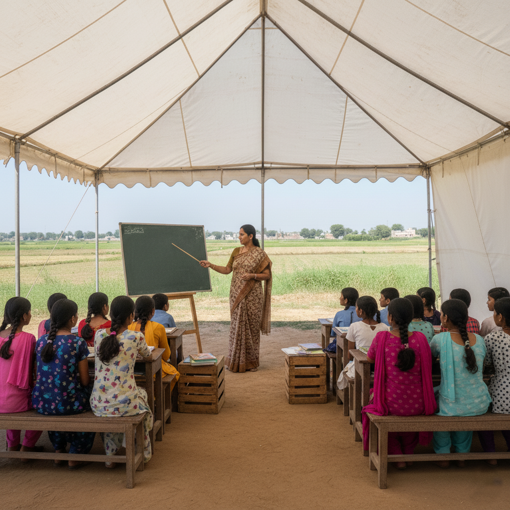 A local class for students in their community